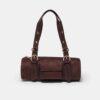 Borsa da bowling con dettagli in metallo