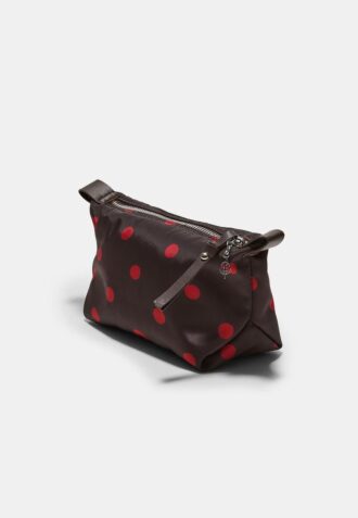 Borsa da toilette a pois