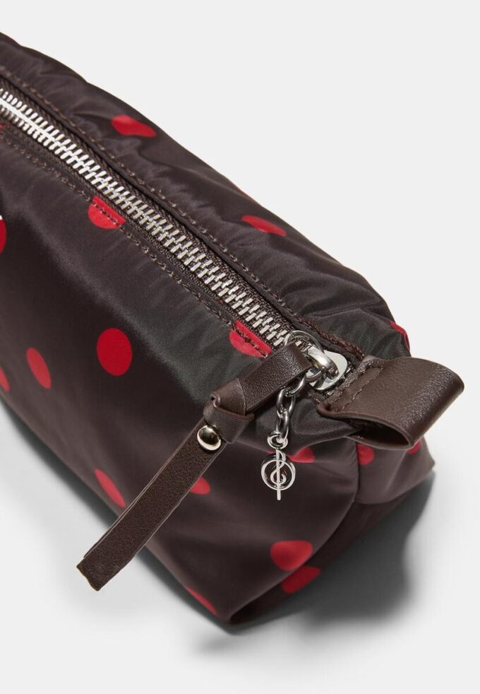 Borsa da toilette a pois