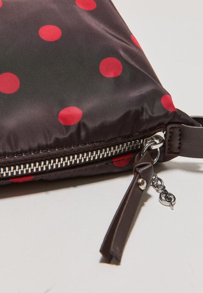 Borsa da toilette a pois