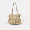 Borsa shopper all’uncinetto con filo metallico Borsa shopper all’uncinetto con filo metallico