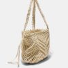 Borsa shopper all’uncinetto con filo metallico Borsa shopper all’uncinetto con filo metallico