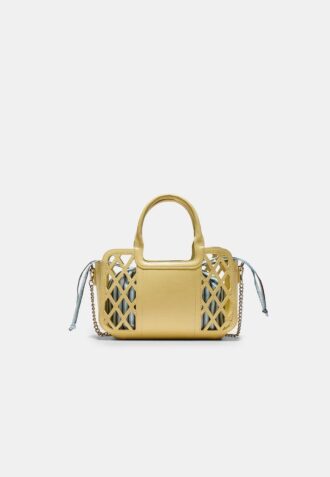 Borsa tote a cestino combinata