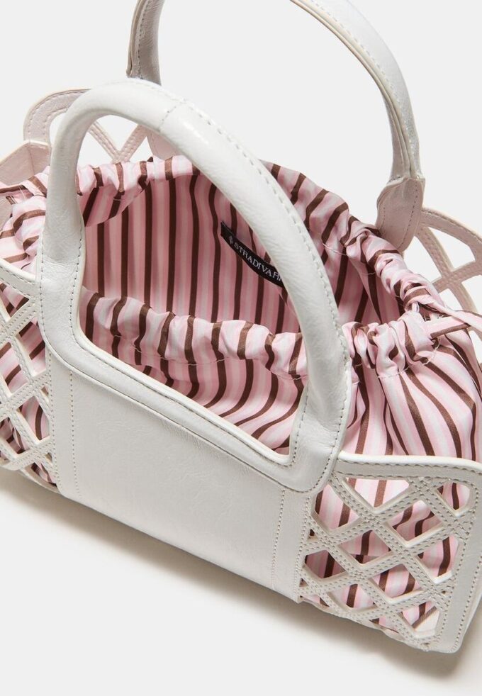 Borsa tote a cestino combinata Borsa tote a cestino combinata