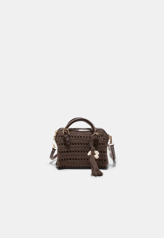 Borsa Tote Rotonda All’Uncinetto Borsa Tote Rotonda All’Uncinetto