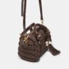 Borsa Tote Rotonda All’Uncinetto Borsa Tote Rotonda All’Uncinetto