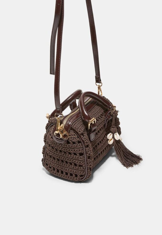 Borsa Tote Rotonda All’Uncinetto Borsa Tote Rotonda All’Uncinetto