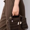 Borsa Tote Rotonda All’Uncinetto Borsa Tote Rotonda All’Uncinetto