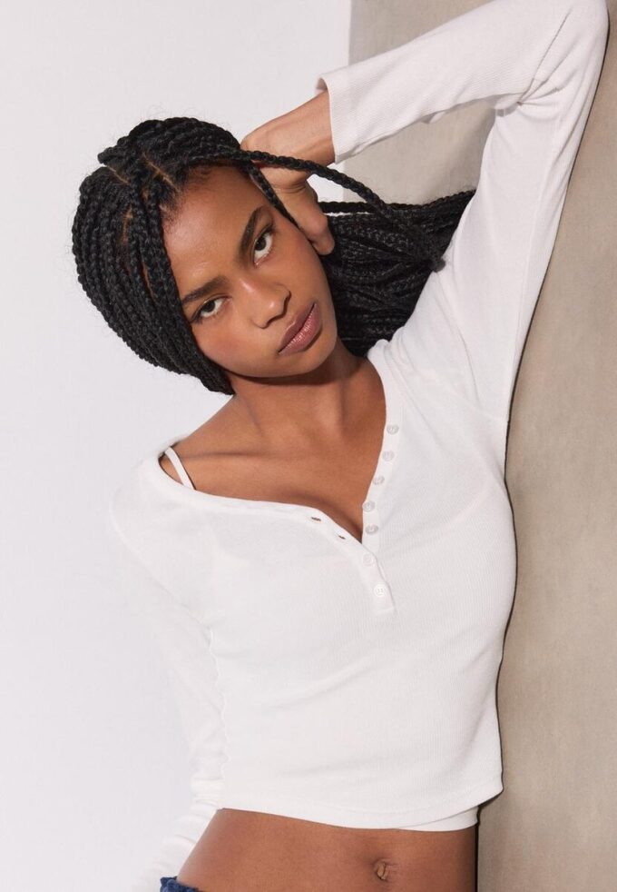 Camicetta con bottoni