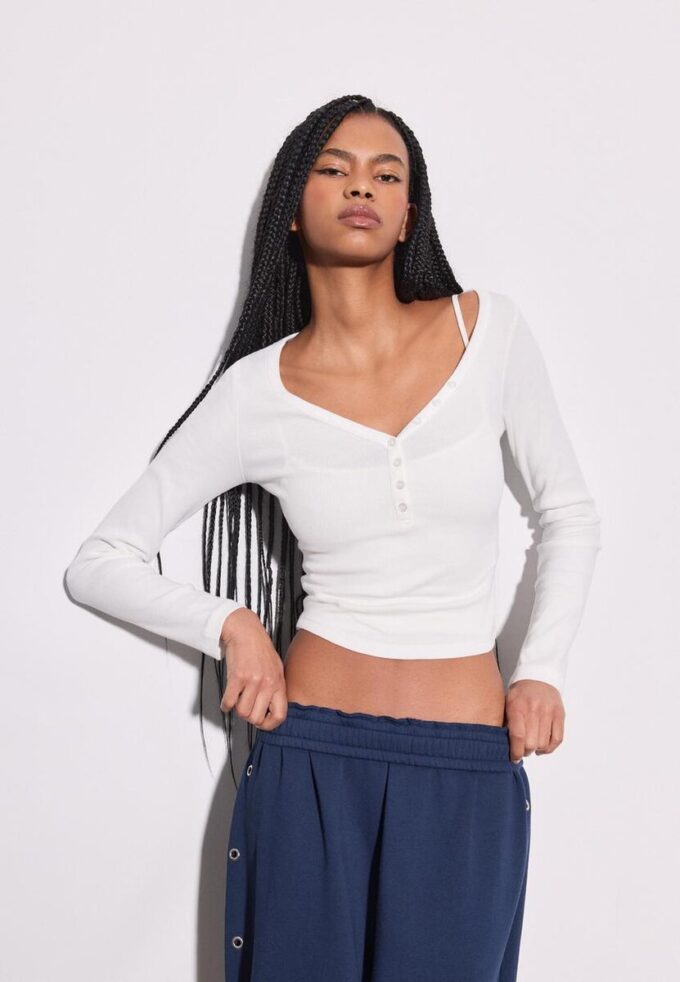 Camicetta con bottoni