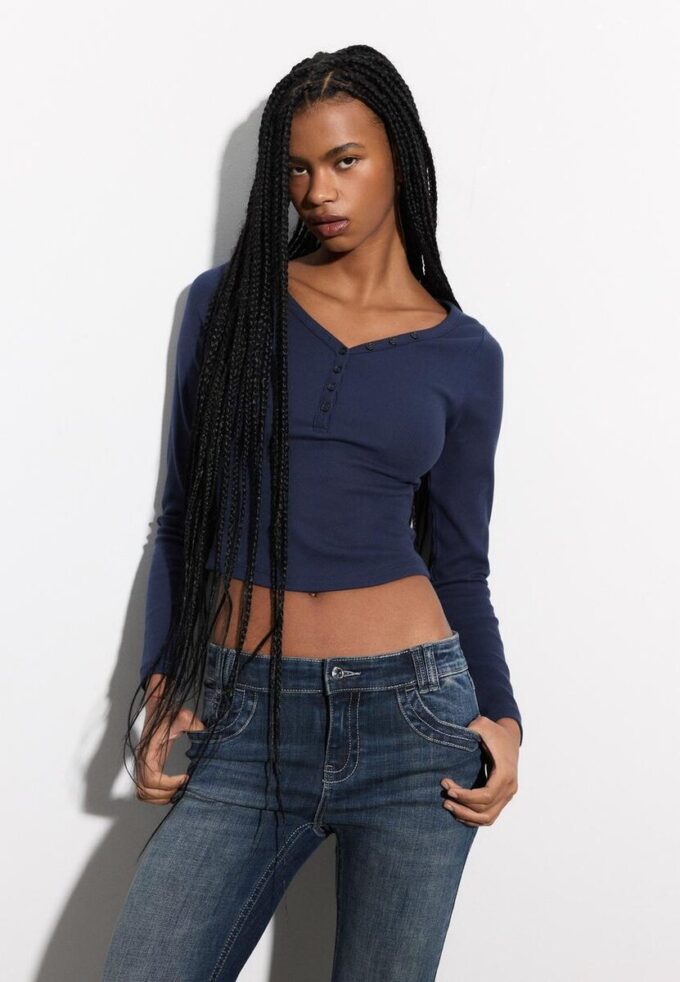 Camicetta con bottoni