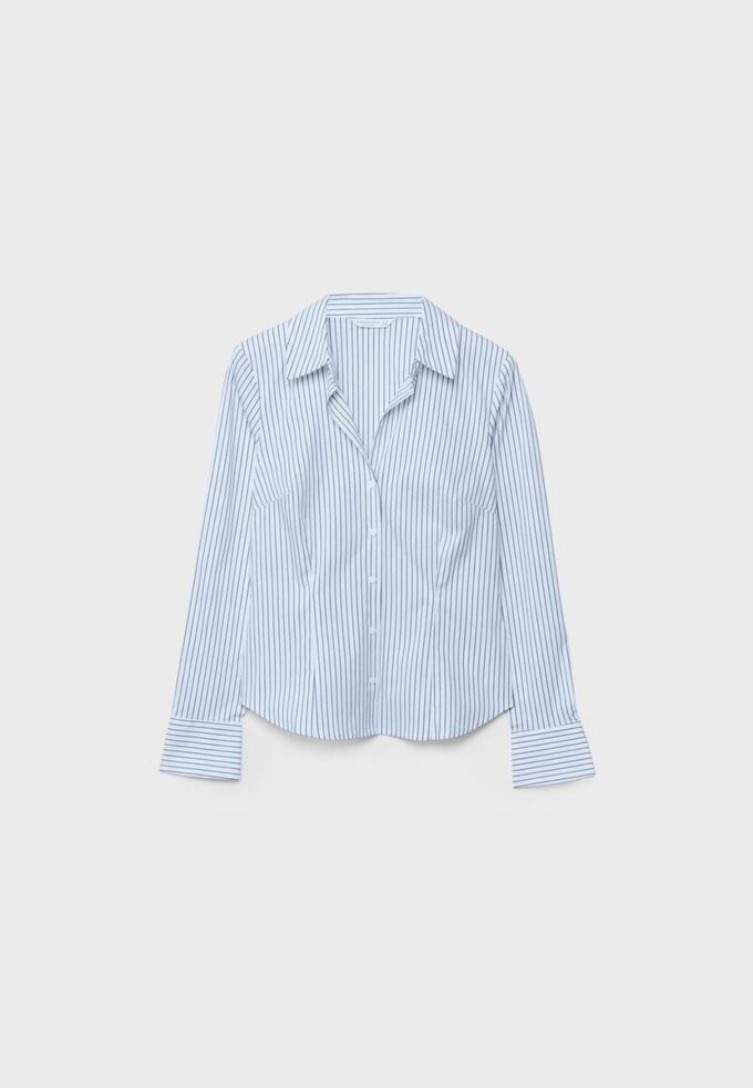 Camicia aderente a righe Basic Camicia aderente a righe Basic