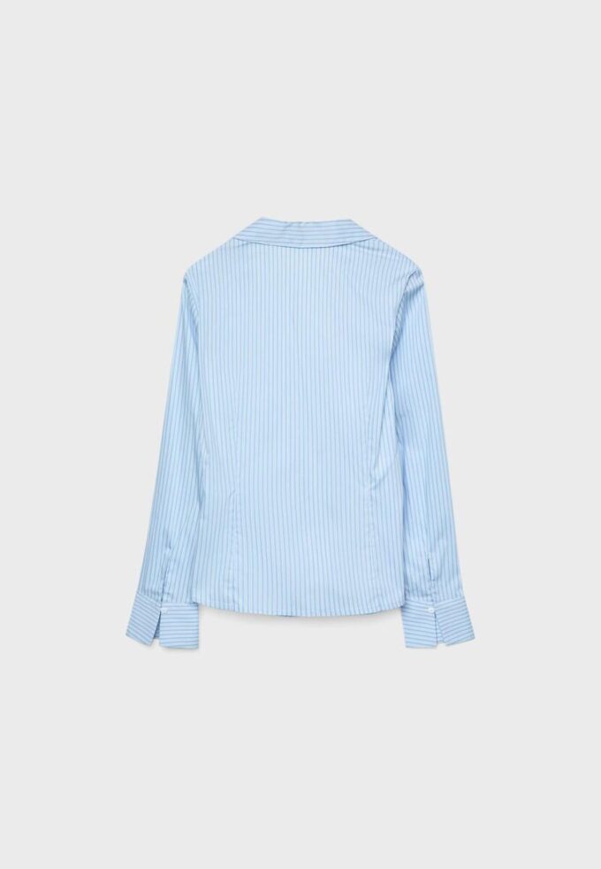 Camicia aderente a righe Basic Camicia aderente a righe Basic