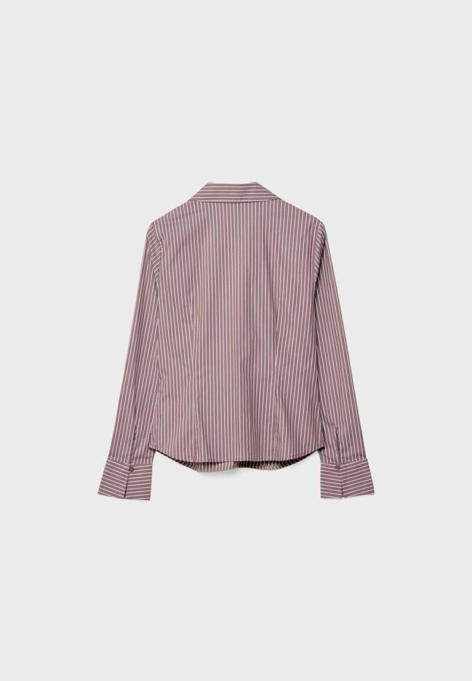 Camicia aderente a righe Basic Camicia aderente a righe Basic