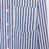 Camicia basic a righe in popeline con tasca