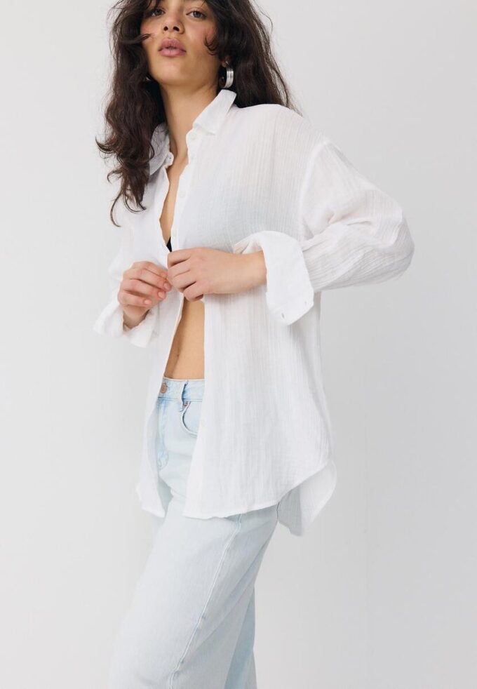 Camicia basic in doppio tessuto Camicia basic in doppio tessuto