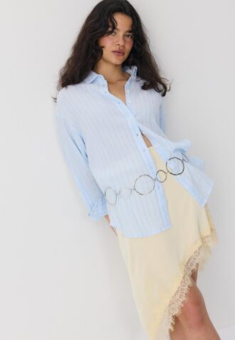 Camicia basic in doppio tessuto