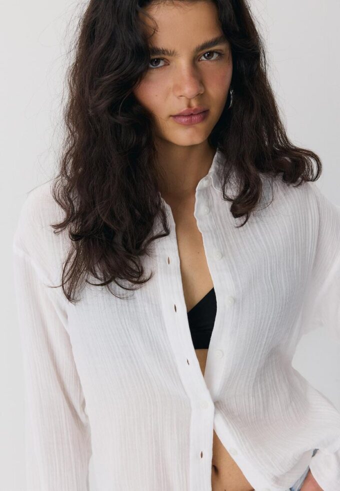 Camicia basic in doppio tessuto Camicia basic in doppio tessuto