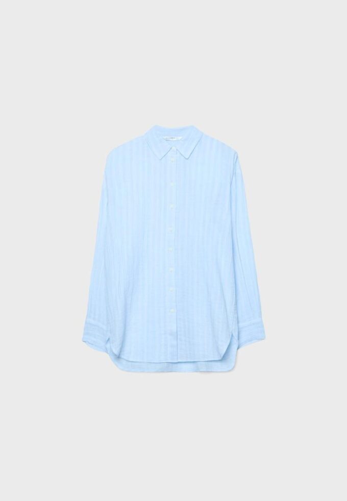 Camicia basic in doppio tessuto