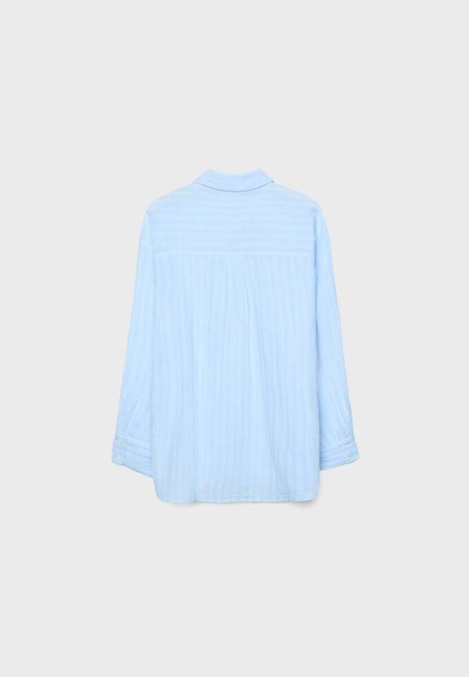 Camicia basic in doppio tessuto