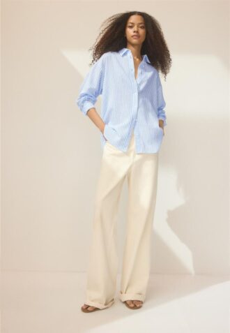 Camicia effetto lino