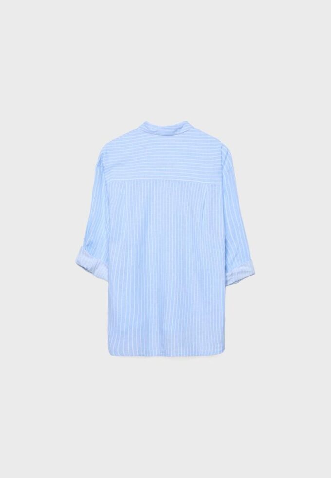 Camicia effetto lino