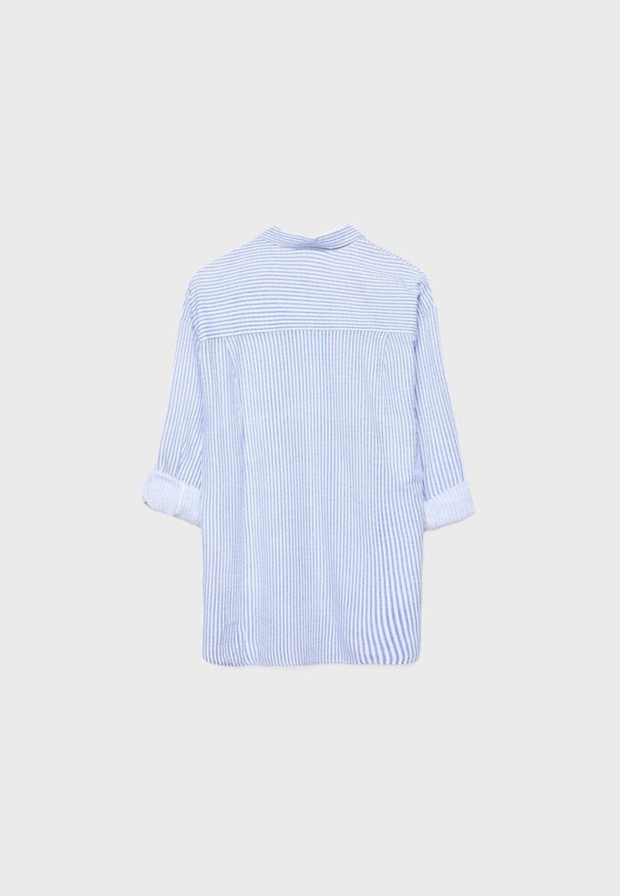 Camicia effetto lino