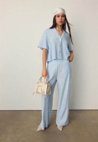 Camicia fluida abbottonata