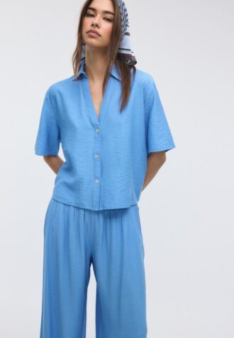 Camicia fluida abbottonata