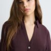 Camicia fluida abbottonata
