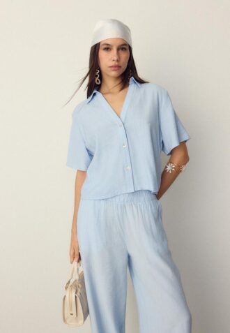 Camicia fluida abbottonata