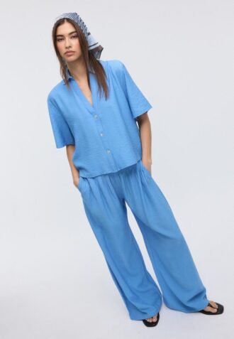 Camicia fluida abbottonata