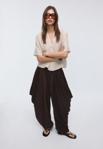 Camicia fluida abbottonata