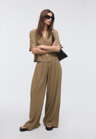 Camicia fluida abbottonata