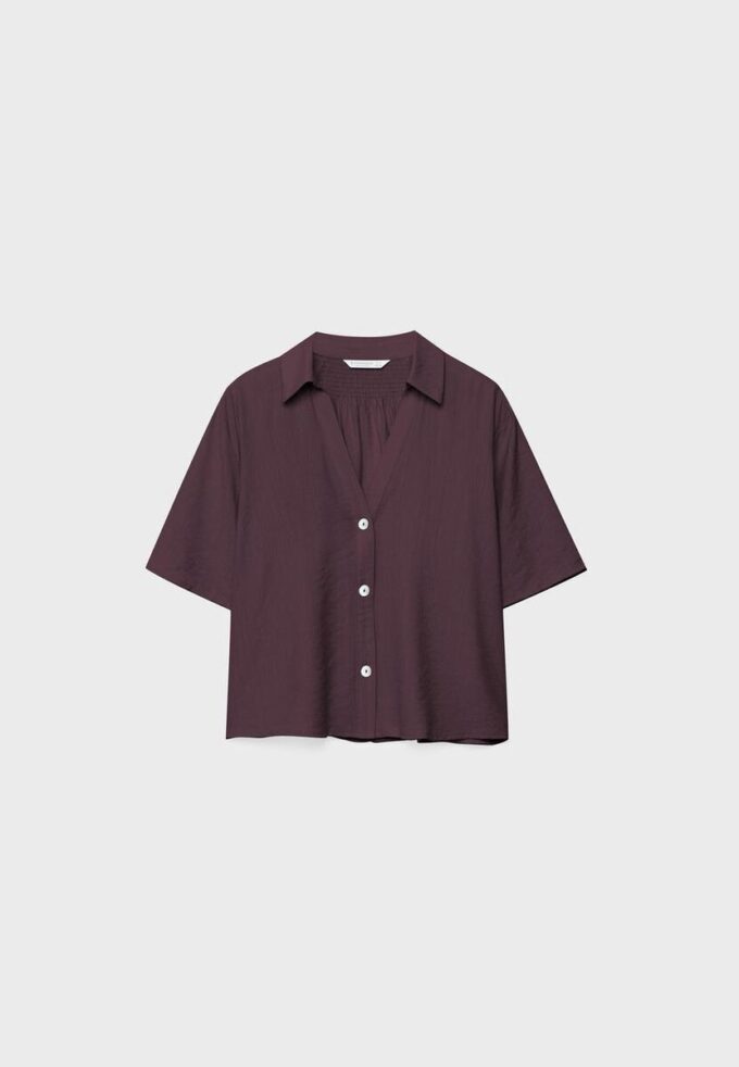 Camicia fluida abbottonata