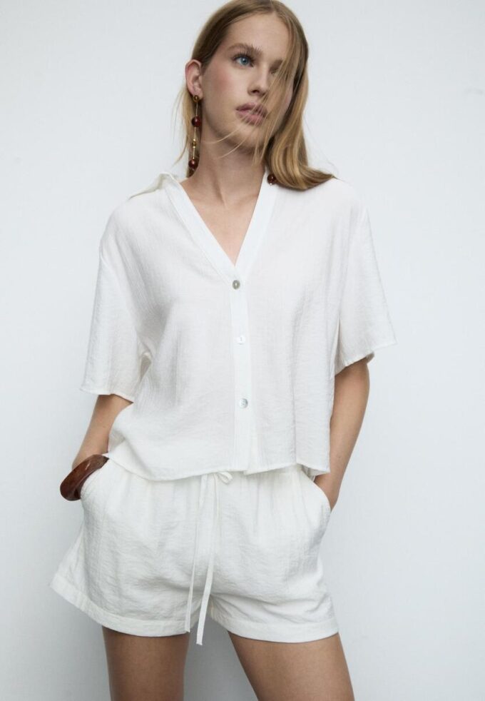 Camicia fluida abbottonata Camicia fluida abbottonata