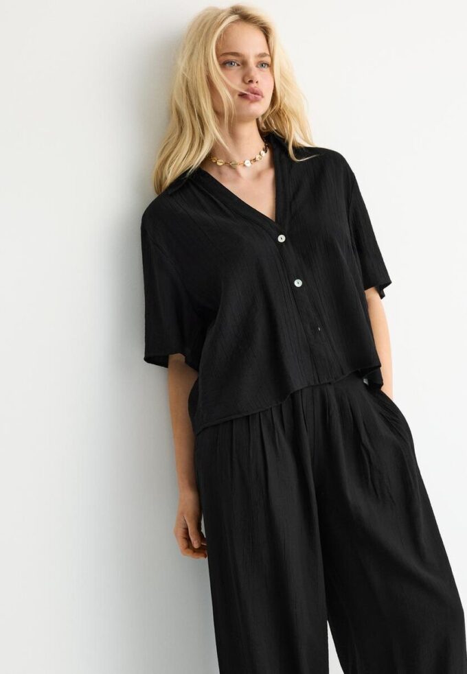 Camicia fluida abbottonata Camicia fluida abbottonata