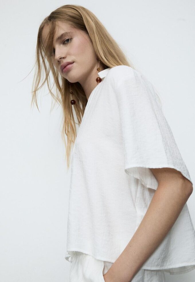 Camicia fluida abbottonata Camicia fluida abbottonata