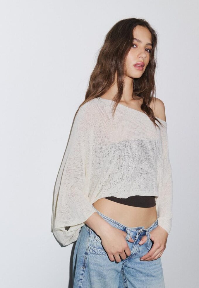 Cappa in maglia fine