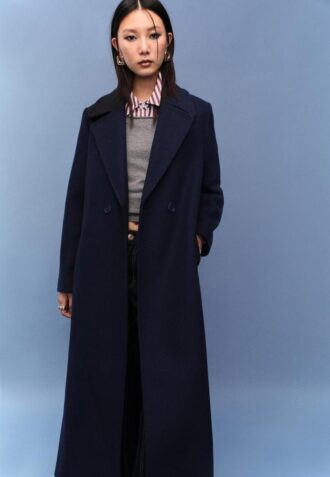 Cappotto lungo con cintura