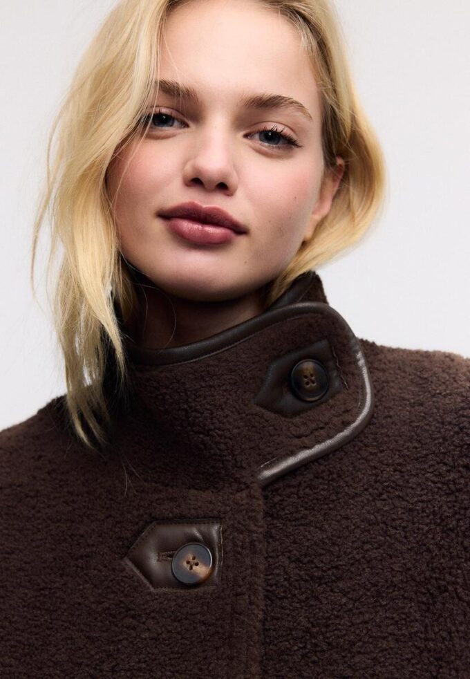 Cappotto lungo reversibile a doppio volto