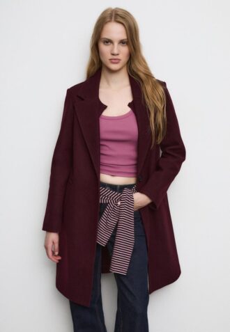 Cappotto midi abbottonato Soft Touch