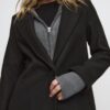 Cappotto midi abbottonato Soft Touch