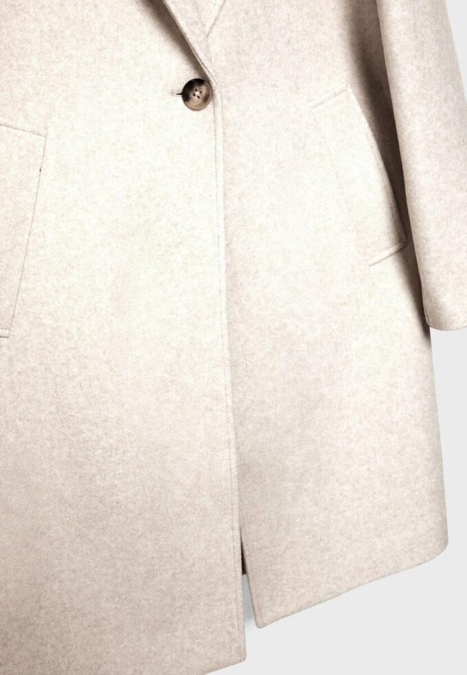 Cappotto midi abbottonato Soft Touch