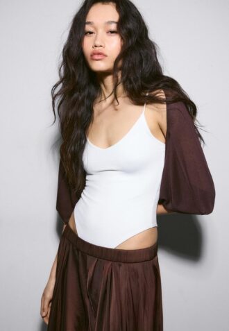 Cardigan aperto in maglia