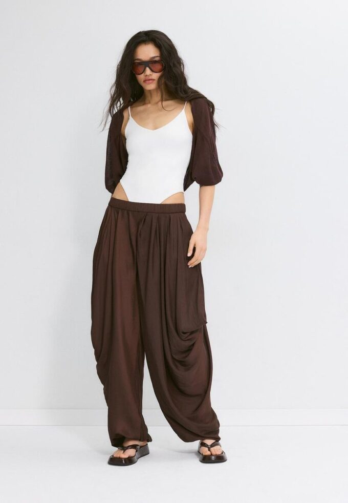 Cardigan aperto in maglia