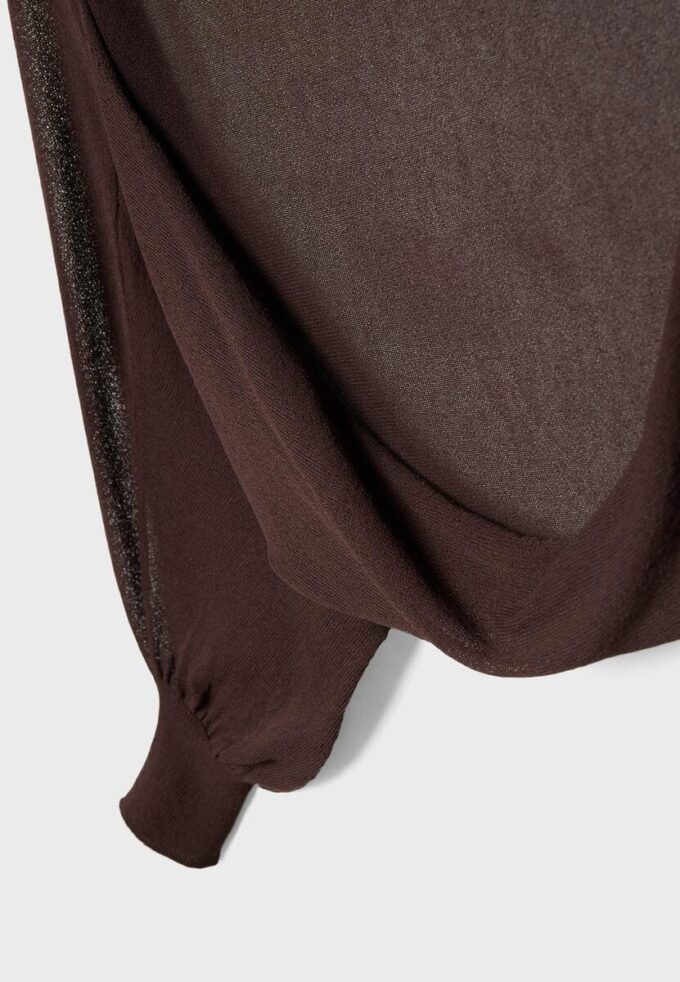 Cardigan aperto in maglia