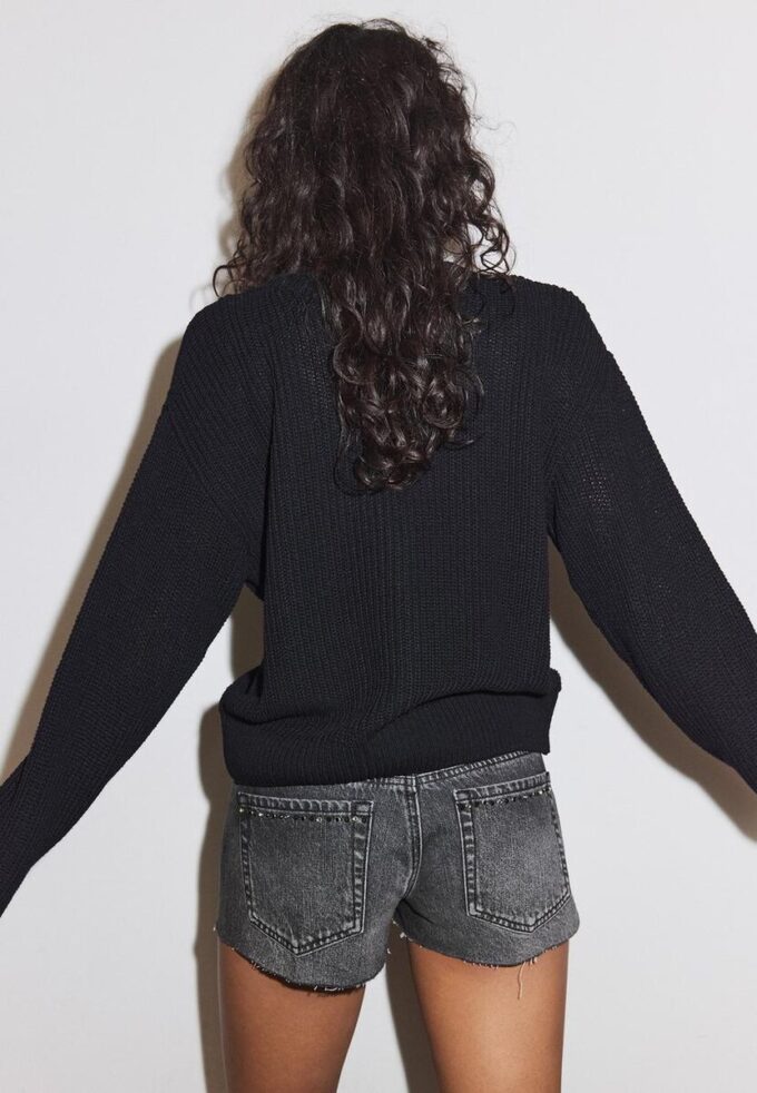 Cardigan in maglia con abbottonatura