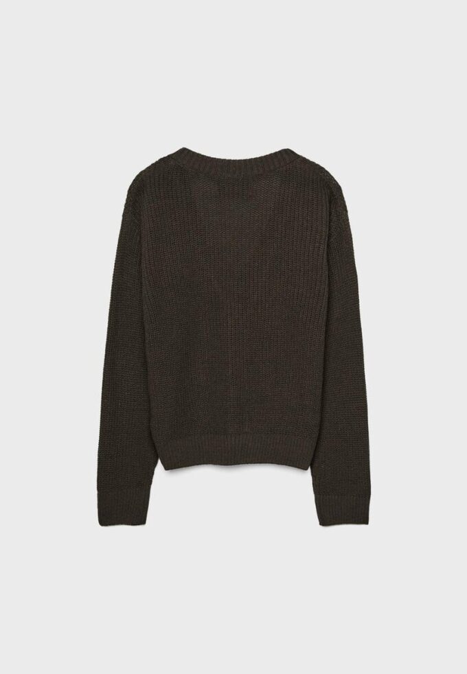 Cardigan in maglia con abbottonatura