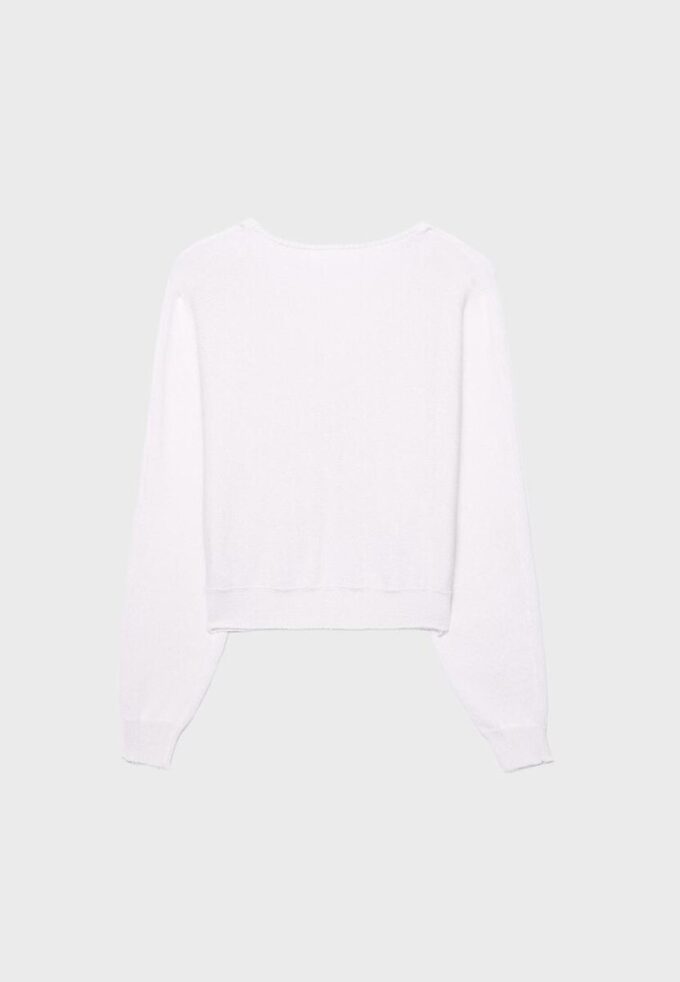 Cardigan in maglia con maniche a pipistrello